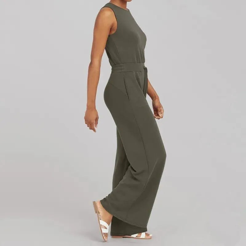 Ärmelloser Damen Jumpsuit Stilvoll