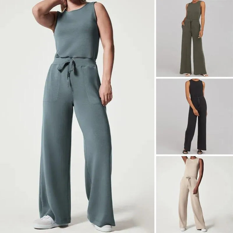 Ärmelloser Damen Jumpsuit Stilvoll