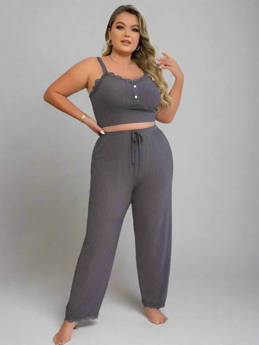 Plus Size Damen Loungewear Set - Vonsten